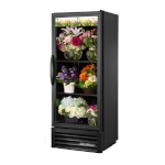 True GDM-12FC-HC~TSL01 - Floral Merchandiser, one-section, (1) glass hinged door, powder coated
